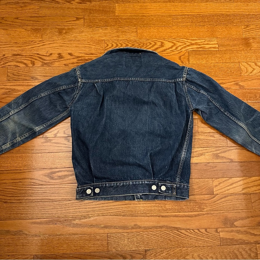 Vintage 1950s LEVIS Type 2 original 507XX Big E Denim Jacket Small - Picture 7 of 8